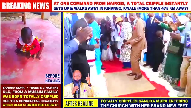 Saura Mupa- cripple - Kinango - Church celebration